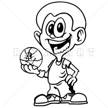 361x361 Black And White Clipart Kids