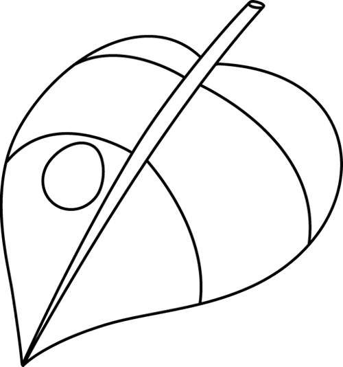 500x534 Leaf Black And White Leaf Clip Art Black And White Tumundografico