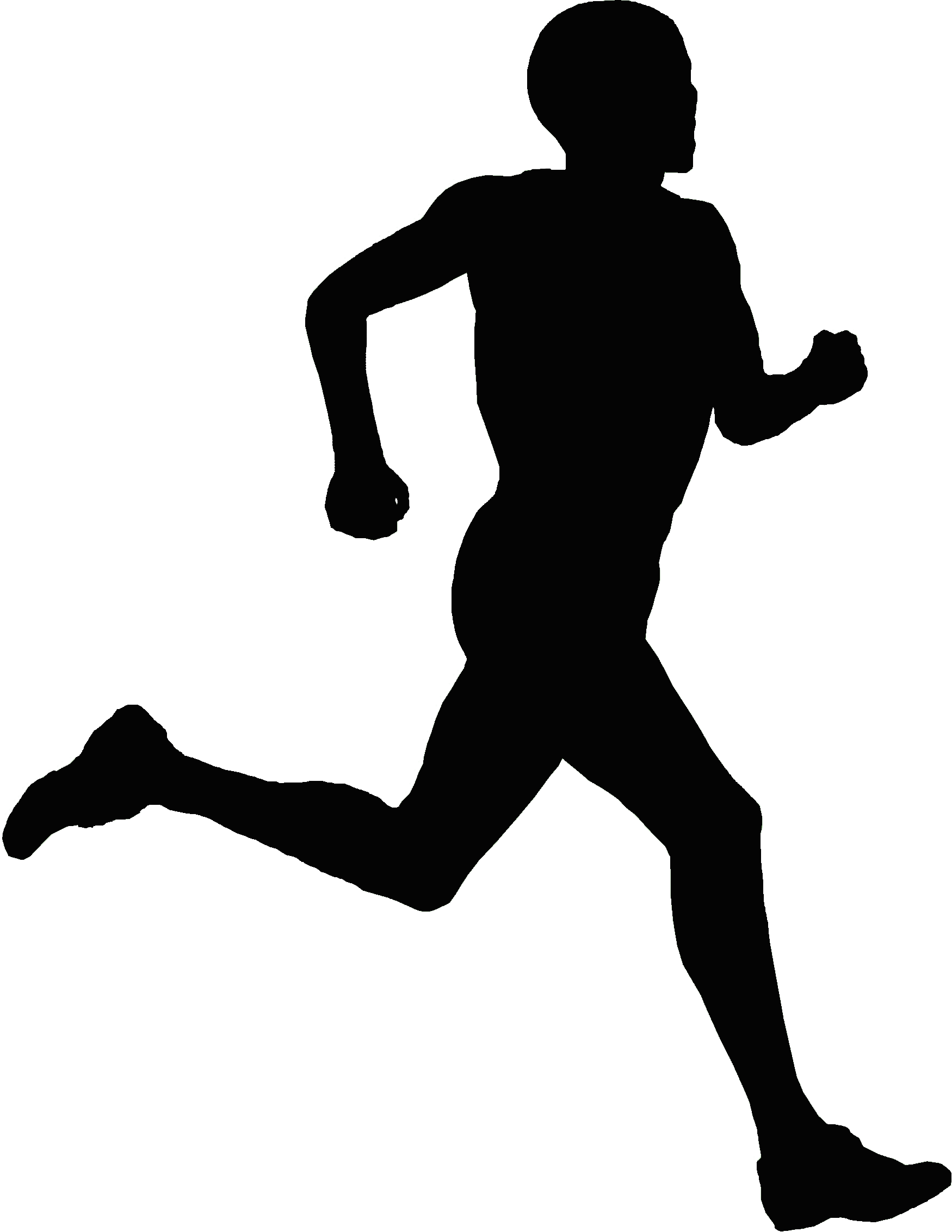 1750x2264 Running Clip Art Black White Runner Clipart Kid 2