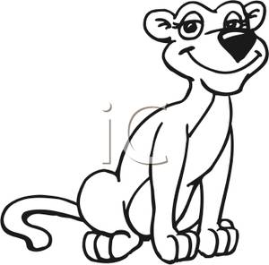 300x296 Picture Black And White Lioness