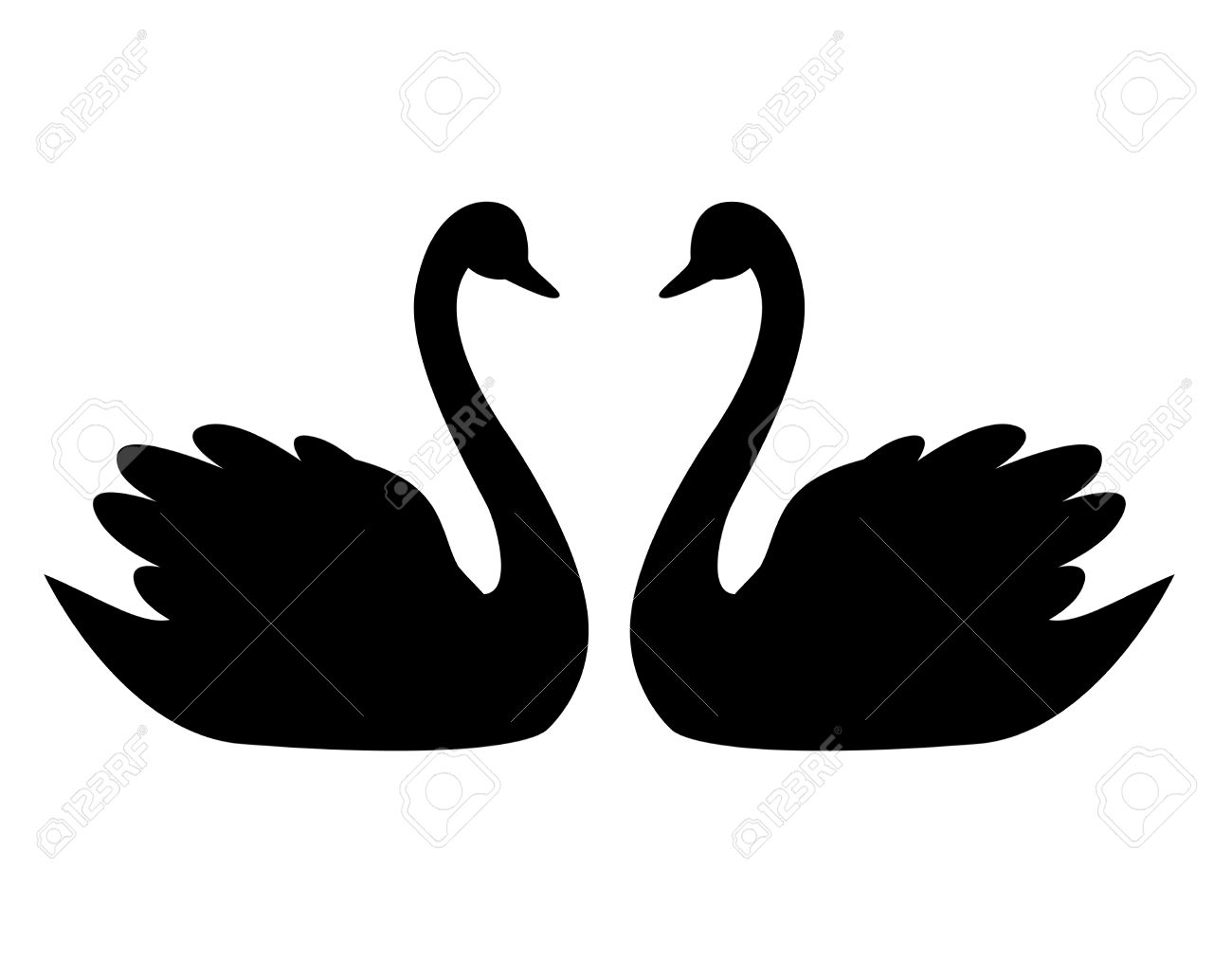 1300x1011 Top 76 Black Swan Clip Art