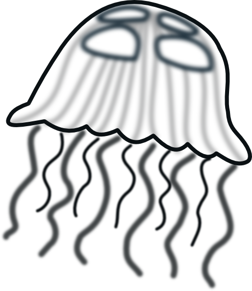 516x595 Jellyfish Clip Art