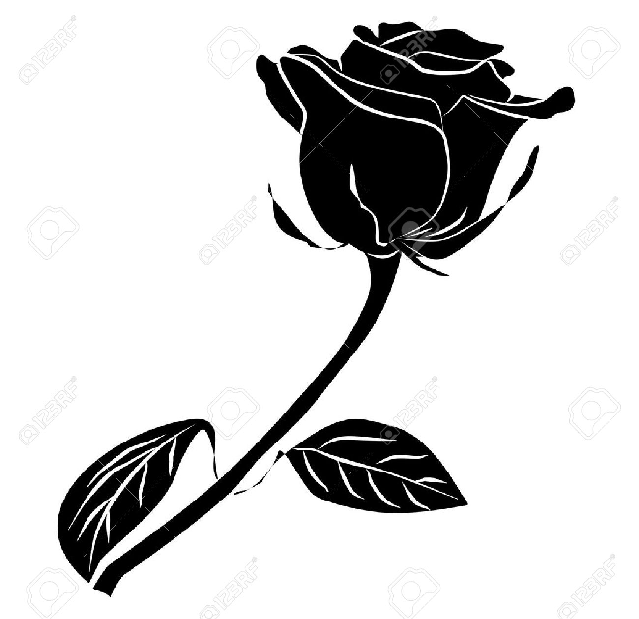 1300x1259 Top 85 Black Rose Clip Art