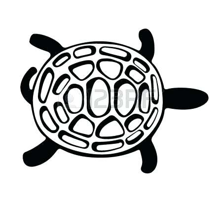 Black And White Clipart Turtle | Free download on ClipArtMag