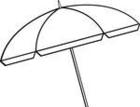 140x107 Beach,beach Umbrella,black,black And White,clip Art,clipart