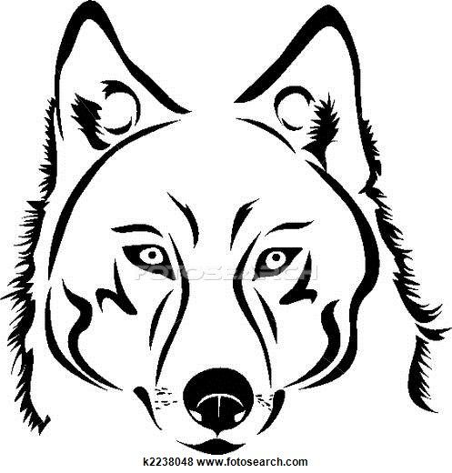 497x520 White Wolf Clip Art Cliparts