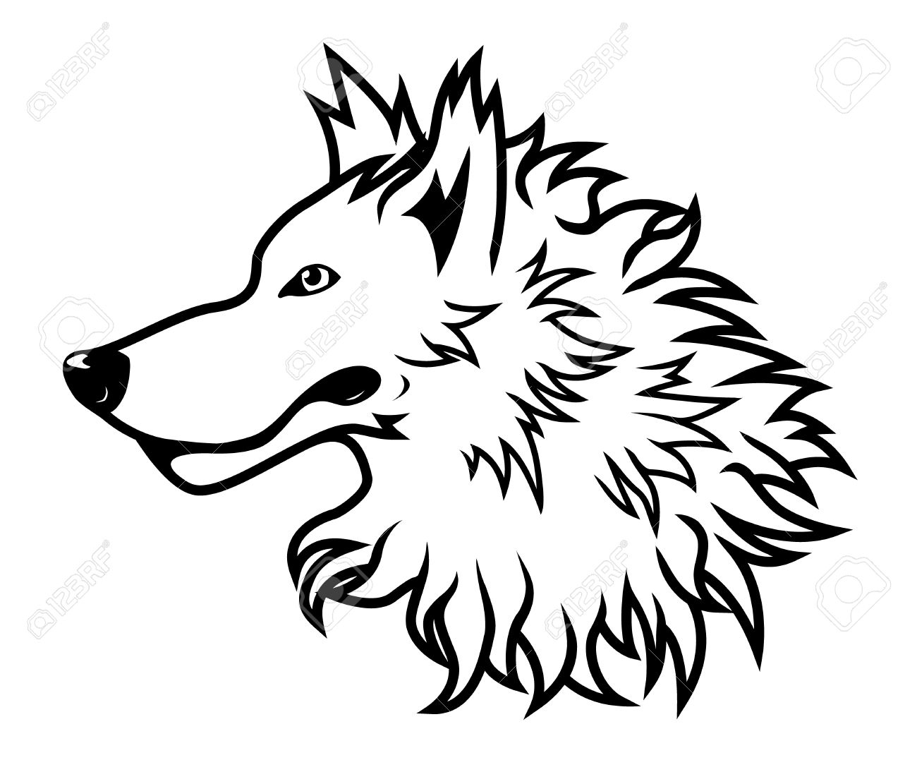1300x1094 Black And White Drawings Of Wolves Wolf Howling Clipart Free