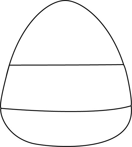 448x500 Candy Corn Clipart Black And White Clipartfest