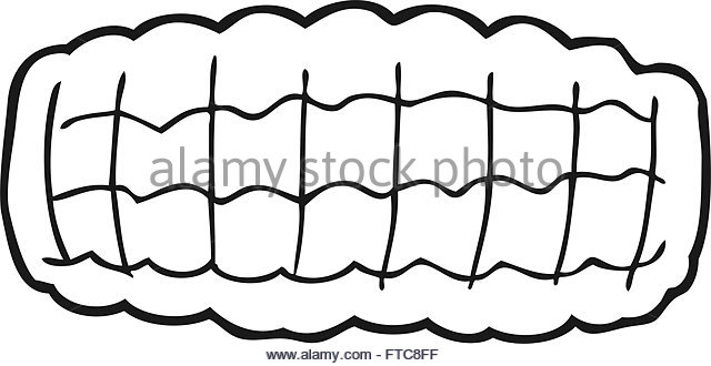 640x330 Black White Cartoon Illustration Corn Stock Photos Amp Black White