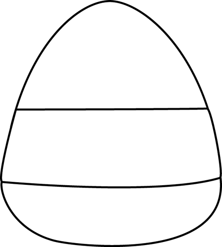 448x500 Candy Black And White Black And White Candy Corn Clip Art Image