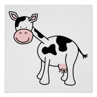 324x324 Black And White Cow Art Amp Framed Artwork Zazzle