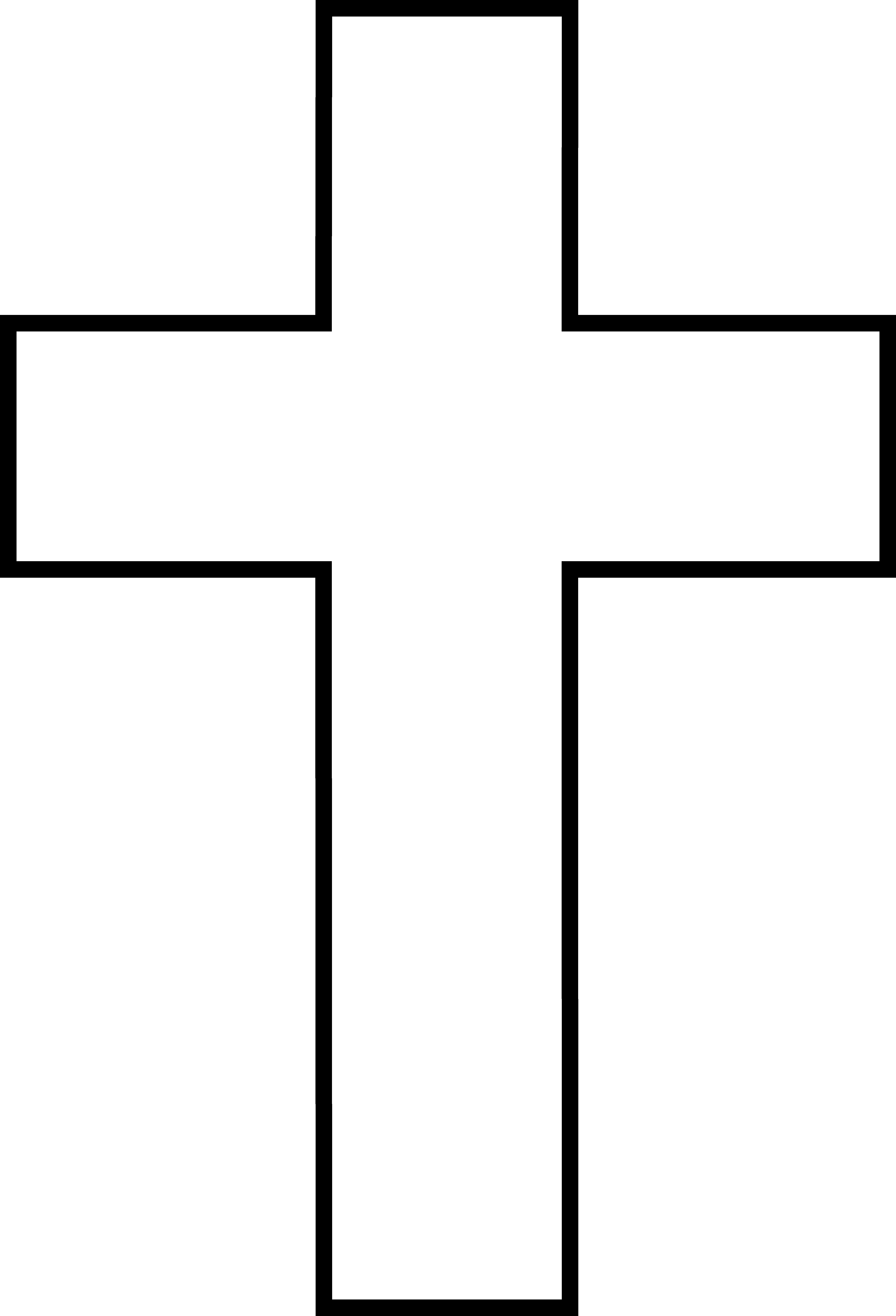 5638x8278 Black And White Cross