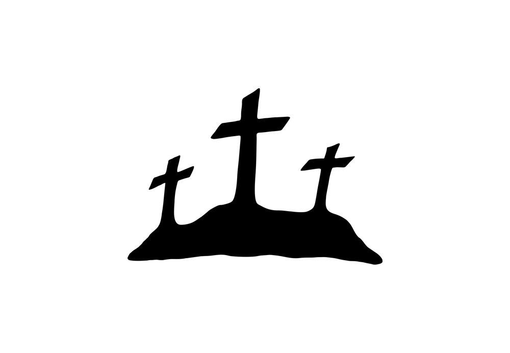 1000x692 Image Of Black And White Cross Clip Art
