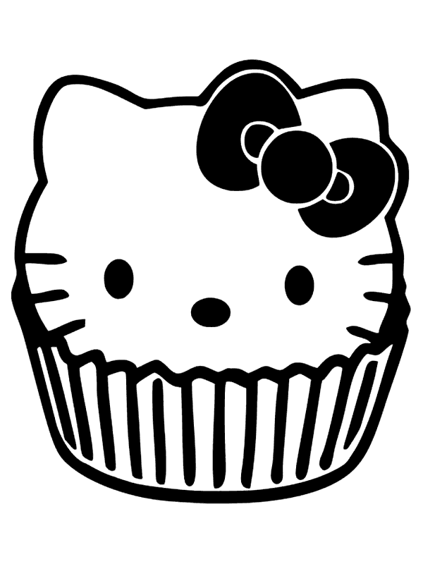 600x800 Cat Clipart Cupcake