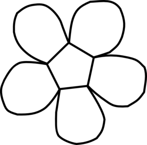 300x297 Black And White Daisy Clip Art