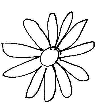 352x362 Black Daisy Clipart Clipart