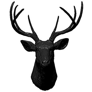 350x350 The Tippens 1 Mini Resin Bear Head Jet Black Bear