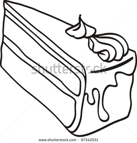 450x470 Slice Of Cake Clip Art