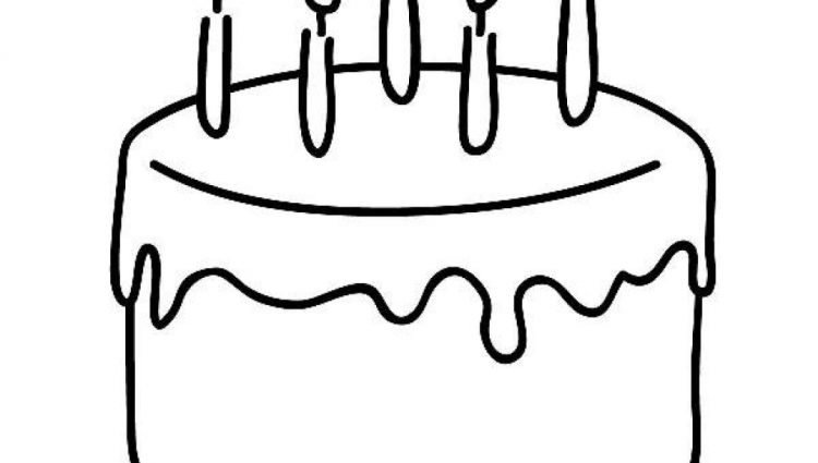 750x425 Birthday Cake Clip Art Free Black And White Clip Art To Cut