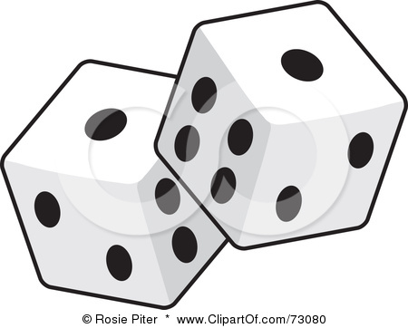 450x362 Black And White Dice Clipart Clipart Panda