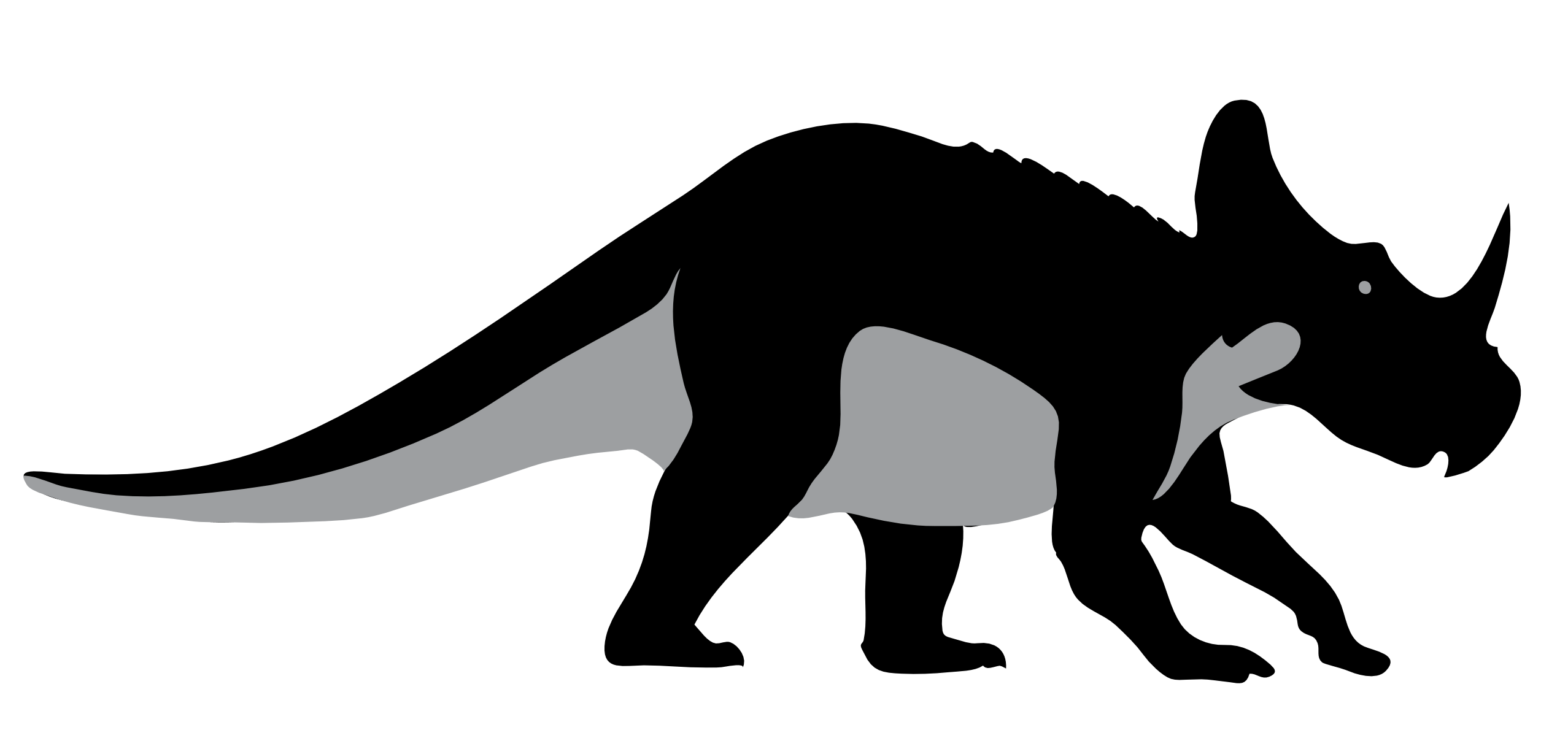 2555x1221 Dinosaur Cliparts Black 202288