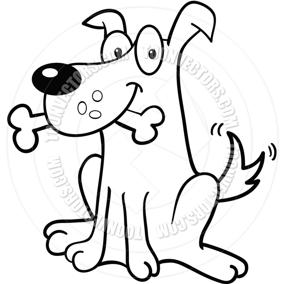 940x940 Puppy Dog Clipart Black And White