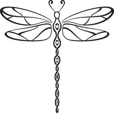 236x234 Dragonfly Clipart Black And White Free