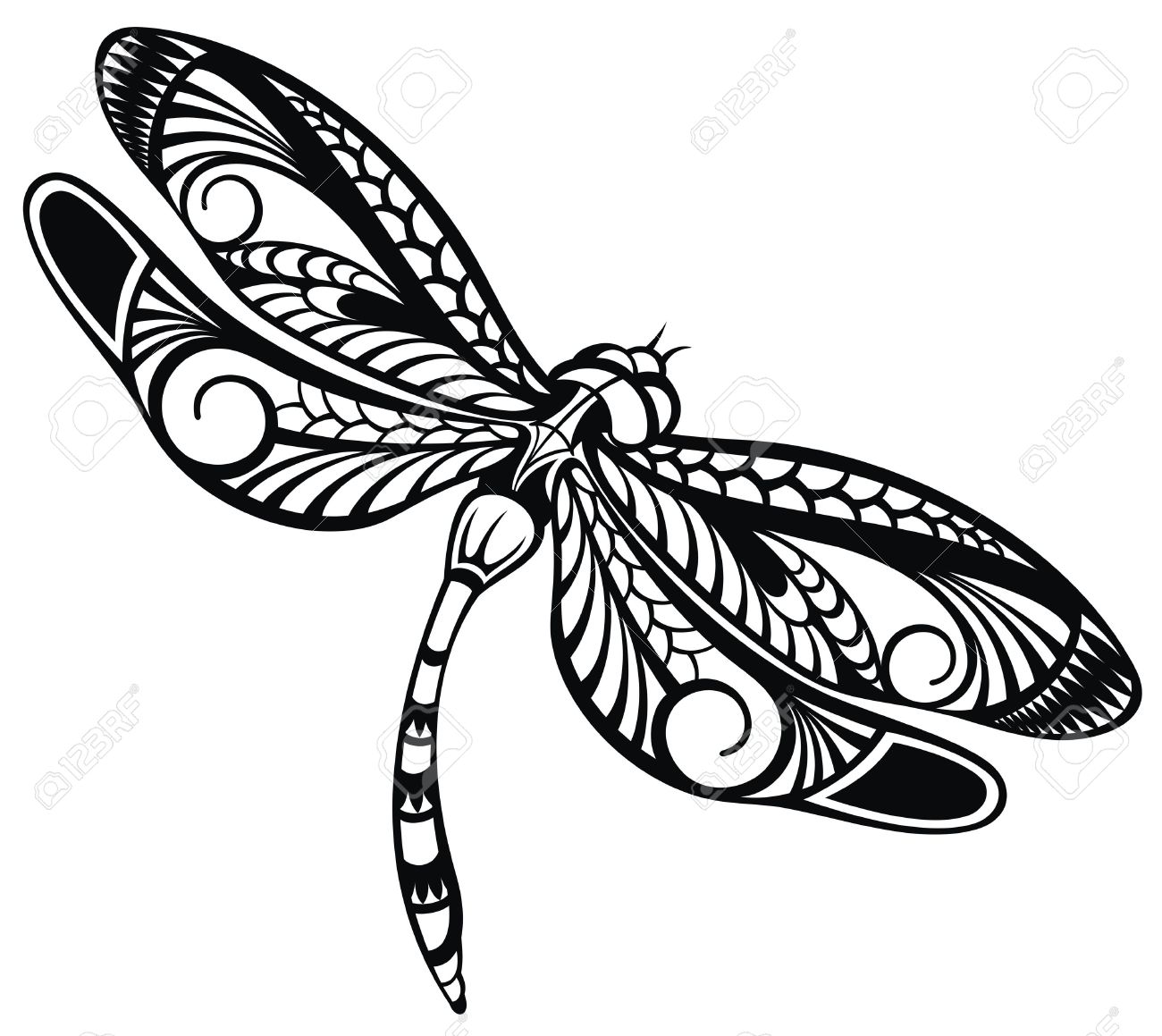 1300x1159 Dragonfly Clipart Brown Wing