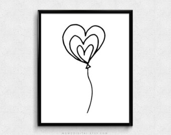 340x270 Black White Drawings Etsy