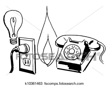 450x357 Drawing Of A Black And White Version Of A Grouping Of Line