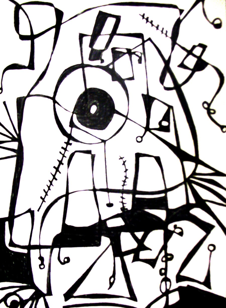 900x1225 Black An White Drawing 01 By Chintamani88