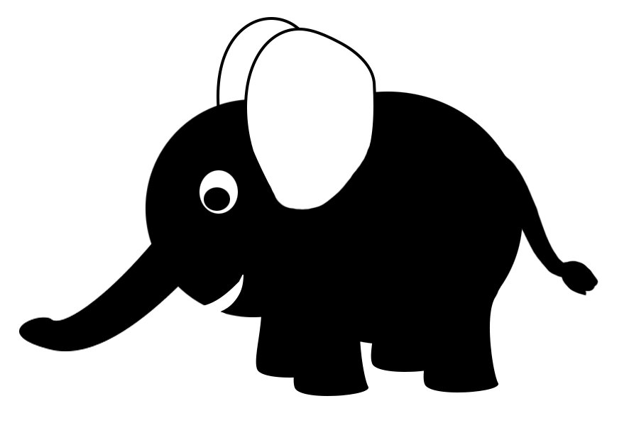 886x627 Elephant Clip Art