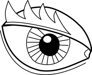 299x243 Eyeball Black And White Eye Clip Art Black And White Eye Image