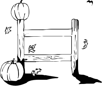 372x299 Fall Black And White Clip Art