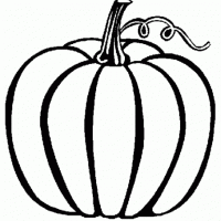 200x200 Halloween Pumpkin Clipart In Black And White 101 Clip Art