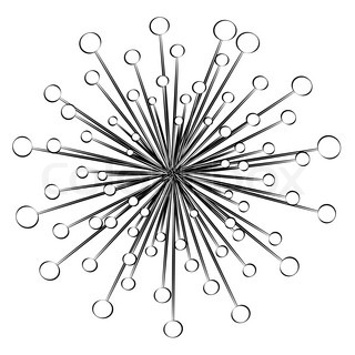 320x320 Vector Colorful Fireworks On White Background Stock Vector