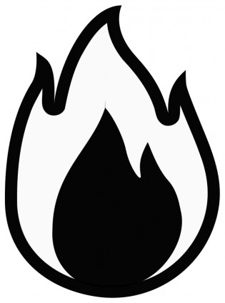 315x425 Fire Flames Clipart Black And White Clipart Panda