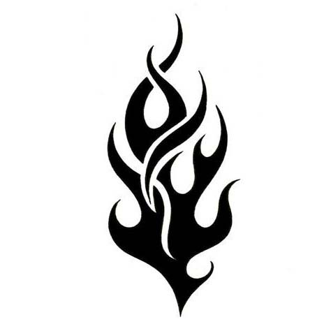 474x474 Flame Tattoo Clipart