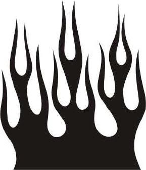 289x336 Black And White Flame. Fire Clipart Panda