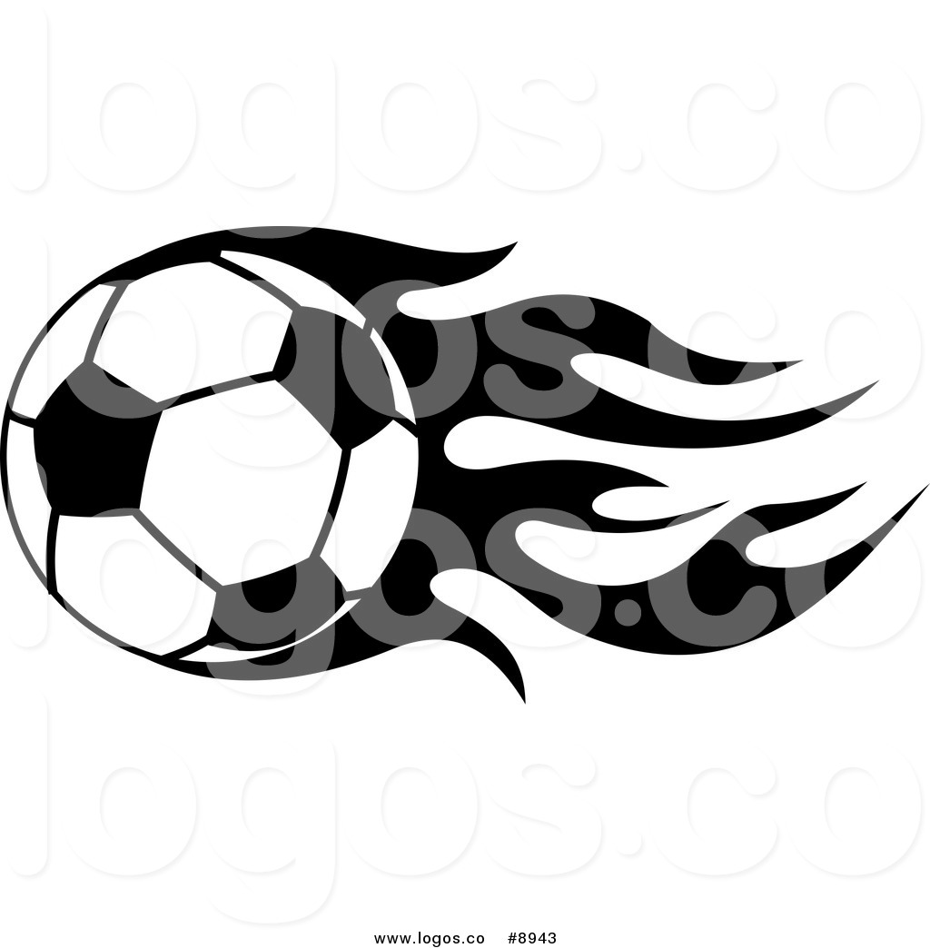 1024x1044 Royalty Free Clip Art Vector Logo Of A Fast Black And White Soccer
