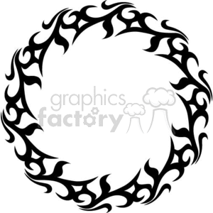 300x300 Royalty Free Round Flames 036 372736 Clip Art Images