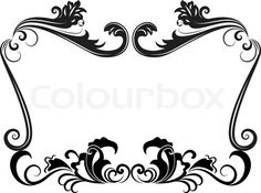 236x175 Vintage Border Clipart