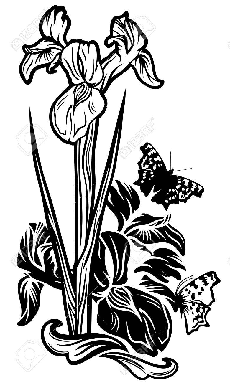 780x1300 Stunning Black And White Flower Design Ideas