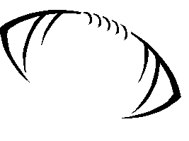 267x200 Football Clipart Black And White