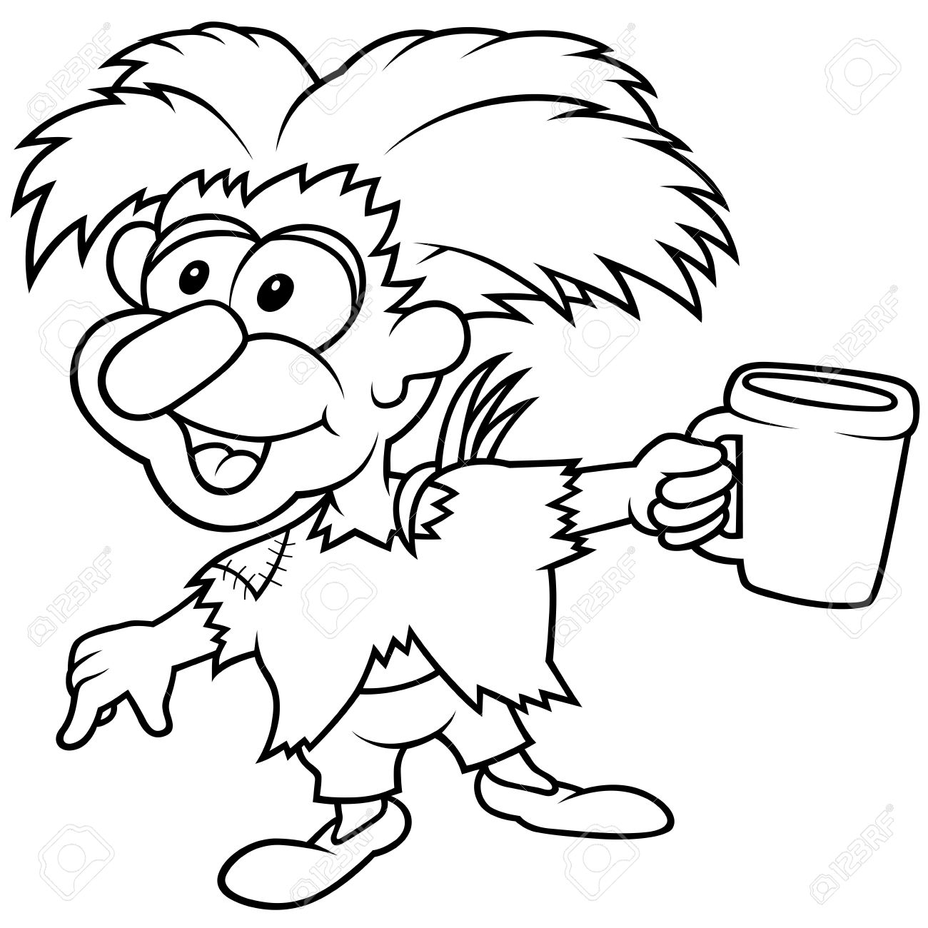 1300x1300 Outline Elf Clip Art Merry Christmas Amp Happy New Year Arts