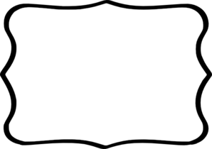 298x210 Black Amp White Clipart Frame