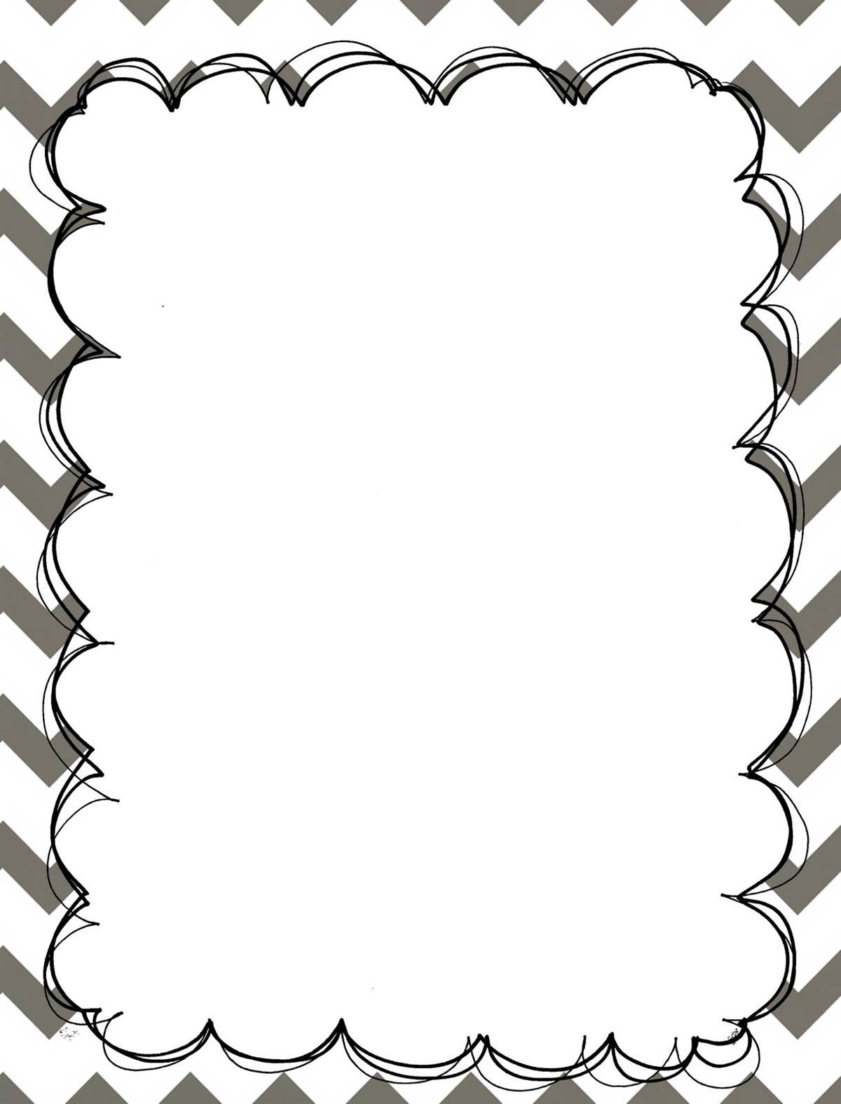 1200x1575 15 Black And White Chevron Picture Frame Images Black And White