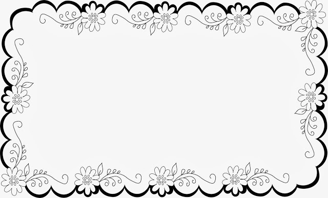 640x386 Flower Frames Clipart