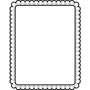300x300 Black And White Frame Clipart