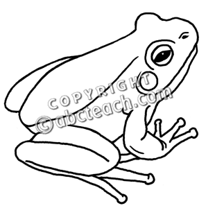 300x300 Cute Frog Clip Art Black And White Clipart Panda